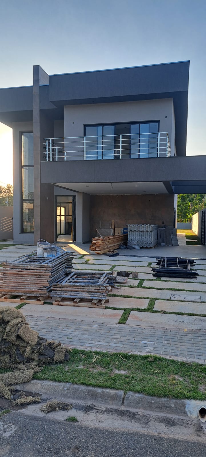 Fachada residencial moderna